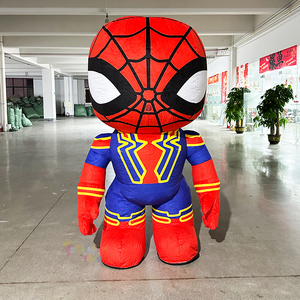 Costume da Mascotte in Peluche Fatto a Mano <span class=keywords><strong>di</strong></span> Alta Qualità, Costume Gonfiabile da Spider-Man per Adulti, Costume Personalizzato per Cosplay e Pubblicità - Product Image 1