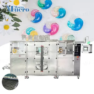 Low Cost Auto Pva Water Soluble Film Laundry Liquid Detergent Powder Pos Capsules Packing And Packaging Machine System