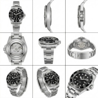 Jam Tangan Mekanik Otomatis Mewah Jam Tangan Mekanik Pria Jam Tangan Mekanik untuk Pria Penanda Berlian Dial Mutiara