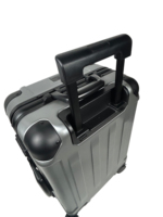 Valise à roulettes rigide unisexe personnalisée en usine, 20 pouces, en polycarbonate, avec cadre en aluminium, résistante à l'eau et aux rayures