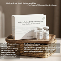 Kit d'essence visage anti-rides et raffermissante en poudre lyophilisée de polypeptides fermentés, technologie biotechnologique OEM, pour les soins quotidiens de la peau