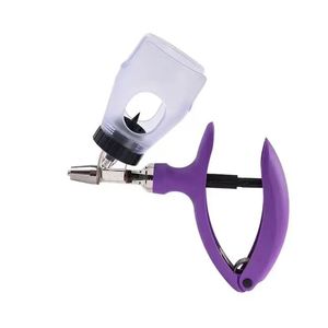 <span class=keywords><strong>Seringue</strong></span> continue à dose réglable 5ml pistolet d'injection de vaccin vétérinaire en <span class=keywords><strong>plastique</strong></span> violet pour gros animal pour bétail - Product Image 1