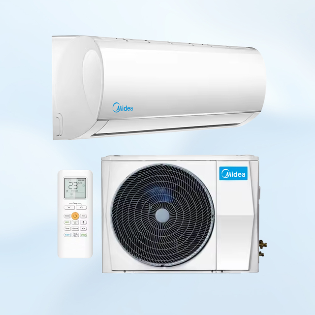 Gree Midea 9000-12000 Btu Energy-Saving Cooling & Heating Split Wall-Mounted Ductless Inverter AC with Wifi for Home & Hotel Use
