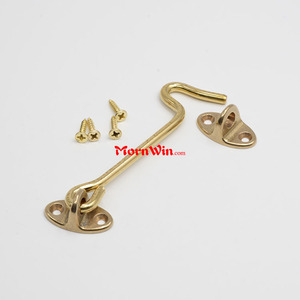 Serratura <span class=keywords><strong>porta</strong></span> fermo <span class=keywords><strong>finestra</strong></span> soggiorno vento rinforzante antico <span class=keywords><strong>finestra</strong></span> <span class=keywords><strong>porta</strong></span> <span class=keywords><strong>porta</strong></span> supporto asta 3 pollici in ottone gancio cabina e chiusura a occhio - Product Image 4