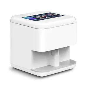 New Product white color 2024 new design 3d touch screen Nail Printer machine