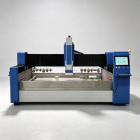 Machine de polissage de chants de verre entièrement automatique à double tête pour verre de 3 à 15 mm d'épaisseur