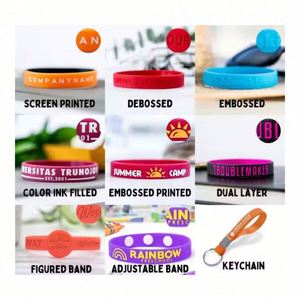 Bracelets en silicone personnalisés avec logo professionnel pour événements - Product Image 4