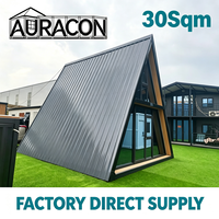 Maison préfabriquée modulaire moderne et respirante en forme de A pour hôtel, complexe hôtelier, camping, jardin, maison d'hôtes, maison de vacances