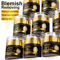 Meilleures ventes Booster d'éclat et formule hydratante anti-âge avec niacinamide Crème blanchissante raffermissante et éclaircissante à l'or 24 carats