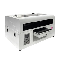 Mesin Cetak UV Flatbed A4 Mini dengan Efek Emboss 3D, Head Cetak Epson, untuk Penggunaan di Rumah dan Studio Cetak