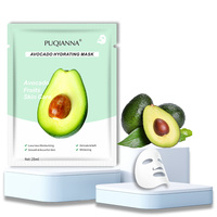 PUQIANNA Fabricant direct MASQUE HYDRATANT À L'AVOCAT Hydratation en profondeur Collagène Blanchissant visage beauté masque facial