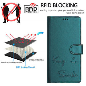 Coque de téléphone 3D Diamond RFID Blocking en cuir pour <span class=keywords><strong>Samsung</strong></span> A23 M23 F23 <span class=keywords><strong>M13</strong></span> A22 F42 A21S A20S A20E A10E A30 Stand Flip Cover - Product Image 4