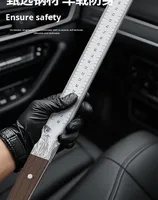 Règle de mesure industrielle multifonctionnelle en acier inoxydable épaissi, personnalisable OEM, robuste, droite, pour montage automobile, étendue