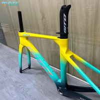Cadre de vélo de course sur route SeeMore OEM BAC-L90 700C à frein à disque, aérodynamique, en fibre de carbone T700 + T800 haute performance, 1350g, léger