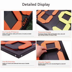 Tableau de Substitution de Football Double Face pour Changer de Joueur - Vente en Gros Usine - Product Image 2