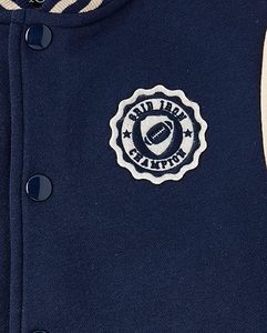 Custom Logo Fleece Varsity <b>Jacket</b> Men Women XINHUI OEM Factory High Quality Striped <b>Baseball</b> <b>Bomber</b> <b>Jacket</b> Manufacturer - Product Image 3