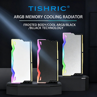 Dissipateur thermique en aluminium ARGB pour mémoire, couvercle de refroidissement universel pour RAM DDR3 DDR4 DDR5 ECC, éclairage ARGB 5V, armure de refroidissement pour PC gaming
