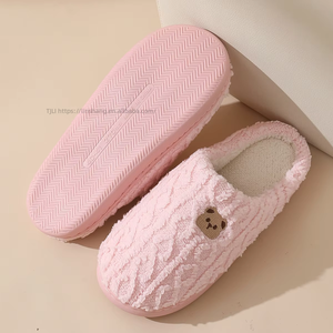 Logo Fruit Indoor Home for <b>Slippers</b> New Design With Comfortable Fluffy Plush for Spring Indoor Soft Winter Favorable Discount - Product Image 3