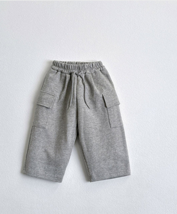 <span class=keywords><strong>Pantaloni</strong></span> <span class=keywords><strong>Cargo</strong></span> personalizzati per bambini bambini con due tasche e <span class=keywords><strong>pantaloni</strong></span> Casual per bambini con coulisse funzionali - Product Image 2