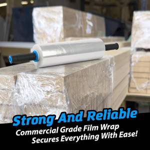 Plástico Transparente de Alta Resistencia para Envolver, Película Retráctil para Embalaje, Mudanza, Transporte y Logística - Product Image 3