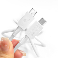 Câble de données USB-C vers C à charge ultra-rapide 8A avec gaine ABS et TPE pour S22/S23/S24/Note10/Note20, ordinateur et écouteurs, écologique
