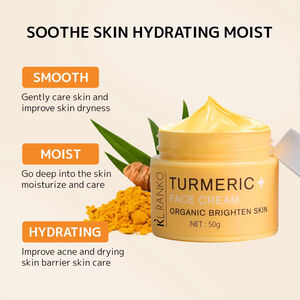 Crème Visage Bio Éclaircissante <span class=keywords><strong>Anti</strong></span>-<span class=keywords><strong>Taches</strong></span> à la Curcuma pour Soin Quotidien - Hydratant <span class=keywords><strong>Anti</strong></span>-Rides Rajeunissant - Product Image 5