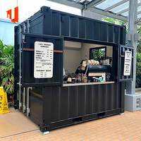 Container Bar Prefabbricato in Acciaio per Esterni Più Popolare per Caffetteria e Ristorante in Vendita Bar Prefabbricato Personalizzato