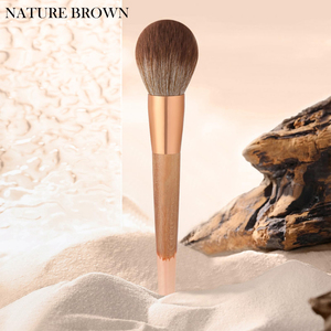 Grand ensemble de pinceaux de maquillage végétaliens moelleux Poils synthétiques sans cruauté Pinceau à poudre bronzante à couverture complète avec boîte-cadeau - Product Image 4