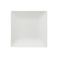 Fabricant fiable Ensemble bols et assiettes en céramique à haute température et à nettoyage facile Table à manger en porcelaine blanche en vrac