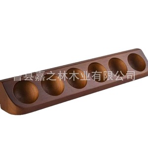 Jiazhilin Wooden Ball Storage Rack Rectangle Solid Wood Multi Functional Office Organizer Standing Type Minimalist Style L4.18 - Product Image 1
