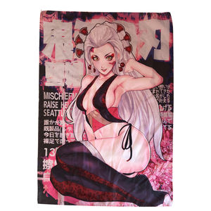 יפן אנימה מנהג 3 x5ft מאנגה דגל קיר דקורטיבי באנר שחור מצחיק עבור המכללה חדר מעונות המכללה, חייטים ומסיבה - Product Image 2