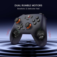 Manette de jeu sans fil GameSir T4 Nova Lite 2.4G avec récepteur pour Switch, Android, iOS, PC, Steam, Joystick à effet Hall
