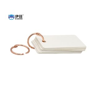 EWANG 1 Inch Rose Gold Loose Leaf Book <b>Rings</b> for Binding Index Cards School Notebook - Product Image 4
