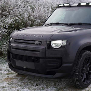 NEWWIND Gloss nero lega di alluminio Auto paraurti anteriore copertura inferiore Trim Lip per Land <span class=keywords><strong>Rover</strong></span> Defender L663 accessori Auto esterno - Product Image 2