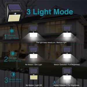 20 LED năng lượng mặt trời đèn ngoài trời không thấm nước năng lượng mặt trời Powered chuyển động kích hoạt cảm biến ánh sáng không dây an ninh đèn bên ngoài đèn tường - Product Image 4