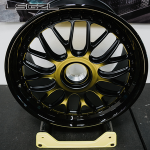 LSGZL 2 pièces 19 20 21 22 24 26 pouces 5*114.3 5*120 jantes forgées noires brillantes de luxe 458 990 pour RS3 RS4 Classe G <span class=keywords><strong>Maclaren</strong></span> 570 720 - Product Image 3