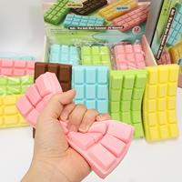 Fournisseur en gros de jouets sensoriels à montée lente en forme de barre de chocolat pour enfants et adultes