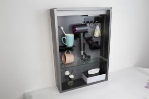 Boîte à serviettes pour le visage en acrylique moderne pour salles de bain porte-mouchoirs debout libre durable pour bureau maison hôtels restaurants - Product Image 4