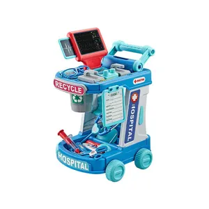 Pädagogische Vorschule Rollenspiel Medizinische Sets Doctor Cart Kit Doctor Trolley Toy