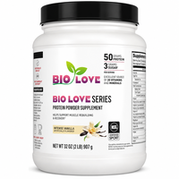 Poudre de protéines OEM Intense Vanilla 907G 50G Protéines par portion 20 vitamines et minéraux Soutien musculaire