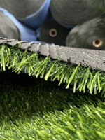 Herbe artificielle extérieure de 25mm de gazon vert de tapis de gazon artificiel