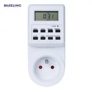 24 Uur Cyclische Keuken Timer Stopcontact Tm03 Digitale Timer Schakelaar Stopcontact Programmeerbare Timing Socket Eu Uk Au Us Br Fr It Th Stekker