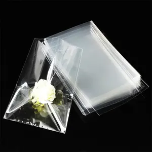 Transparent Flat Open Top Candy Bag OPP CPP Plastic Clear Bag Small Business Supplies Heat Sealing Loaf Bread Packaging Bag
