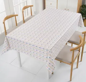 Mantel impermeable de PVC para uso doméstico, mantel de mesa no tejido