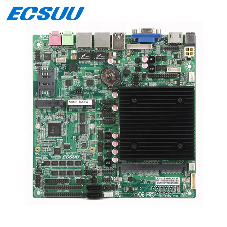 Buy Cheap embedded Mini-ITX Intel Fanless J1900 motherboard with Dual LAN 6COM LVDS for POS terminal all in one pc Kioskardo