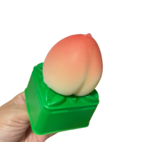 Vente en gros de sucettes glacées 3D en forme de fruits, saveurs mélangées mangue, pêche, fraise, raisin, vente en gros de glaces
