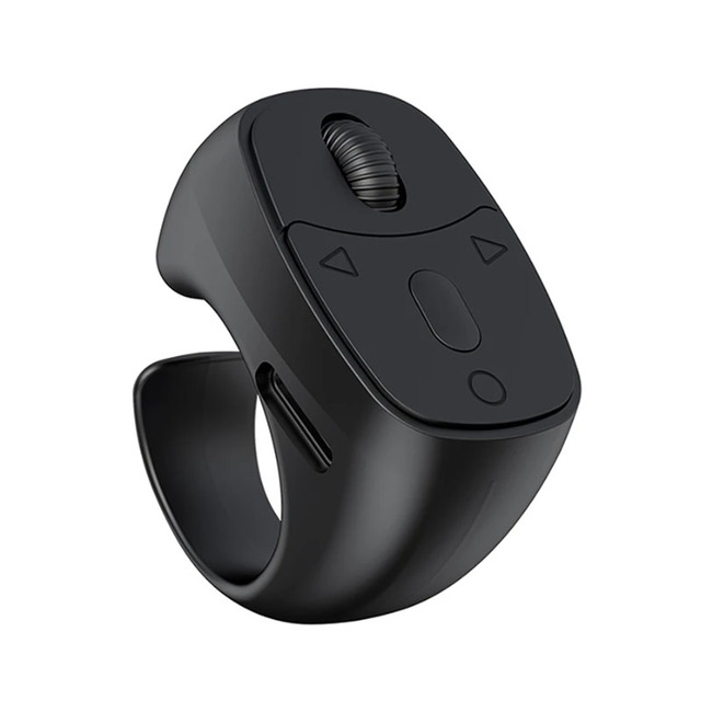 Bluetooth-Compatible 5.3 Remote Control Mouse Finger Ring Mouse Fingertip Remote Control Wireless Camera Shutter Selfie Button