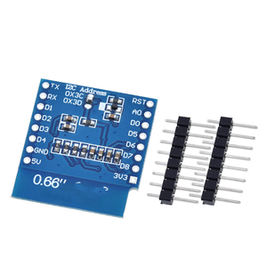 Module d'affichage <span class=keywords><strong>OLED</strong></span> de 0,66 <span class=keywords><strong>pouces</strong></span> pour WEMOS D1 MINI, Module AVR STM32 64x48, écran LCD de 0,66 <span class=keywords><strong>pouces</strong></span>, IIC I2C <span class=keywords><strong>OLED</strong></span> - Product Image 2
