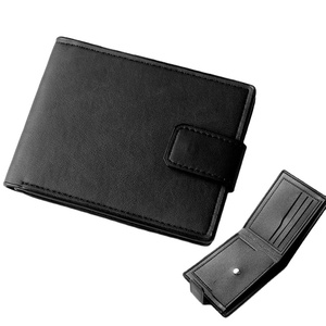 <span class=keywords><strong>Portafoglio</strong></span> Corto da <span class=keywords><strong>Uomo</strong></span> in Pelle PU Stile Vintage 2026 con Tasca Portamonete, Chiusura <span class=keywords><strong>a</strong></span> <span class=keywords><strong>Scatto</strong></span>, Fodera in Poliestere e Porta Carte - Product Image 1