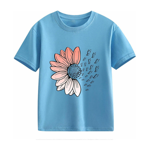 Camiseta Floral AOP para Mujer con Estampado Integral en Tejido de Algodón y Elastano de 190 g/m² para una Comodidad Cálida y sin Esfuerzo - Product Image 1